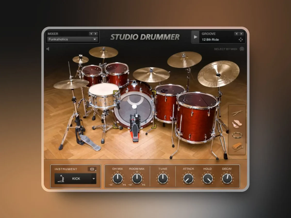 native instruments Studio Drummer,native instruments studio drummer review,native instruments studio drummer manual